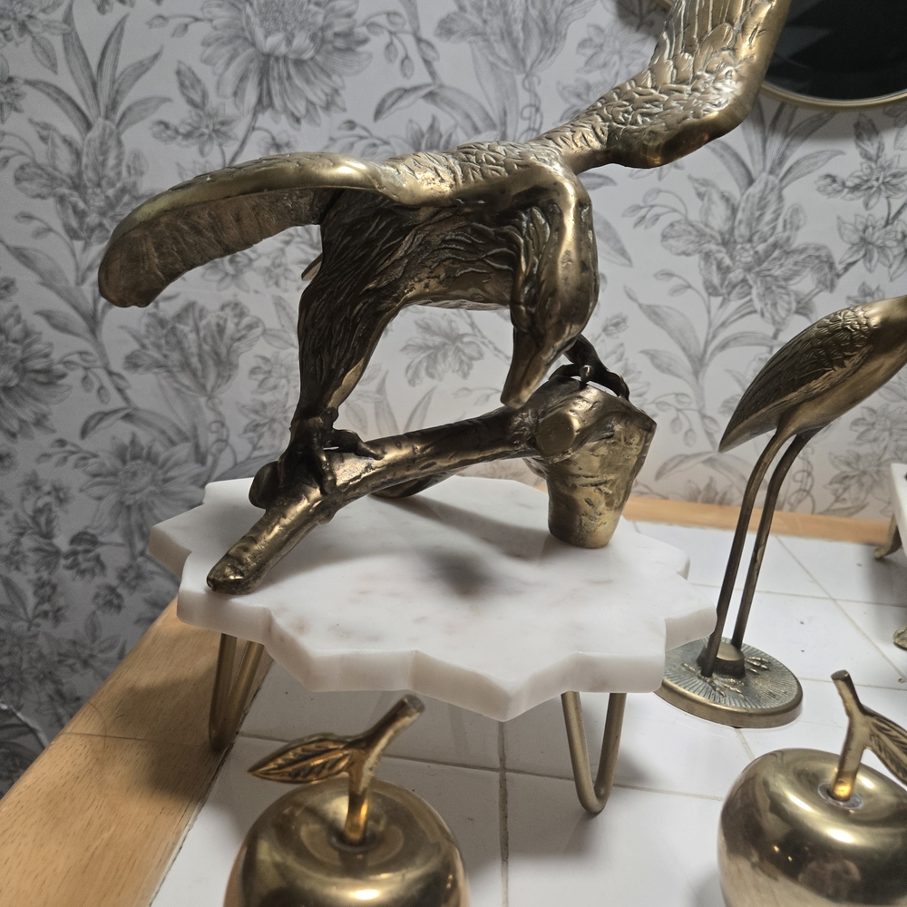 Gold Eagle Sculpture on Mar